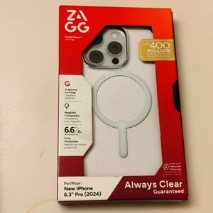 ZAGG - Crystal Palace Snap Case Lite iPhone 16 Pro - Clear